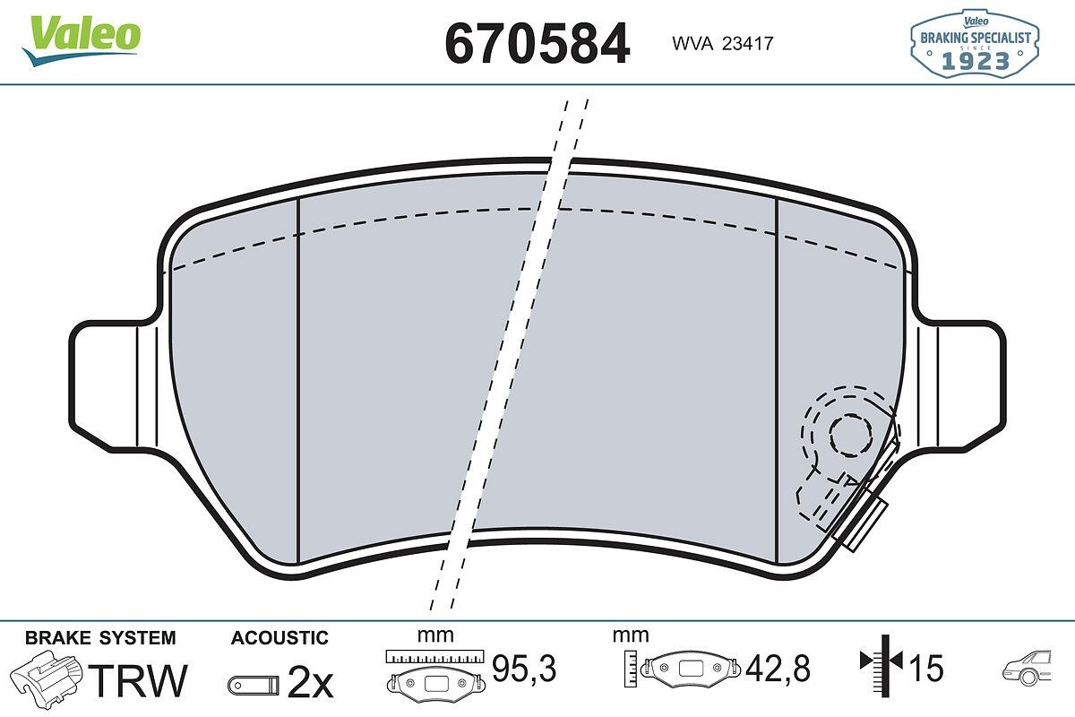 Opel Astra G H Combo C Arka Fren Balatası