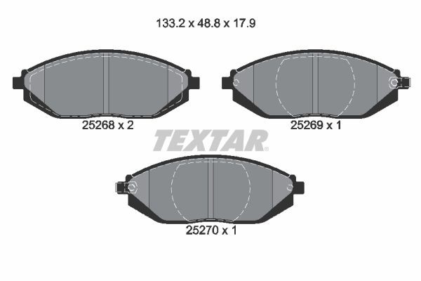 Mercedes ML W164 R W251 Ön Fren Balatası