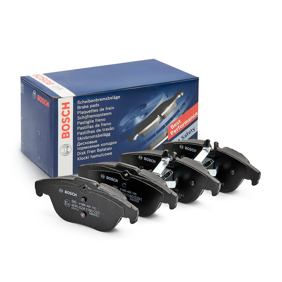 Bosch Mercedes W204 W212 GLK Arka Fren Balatası