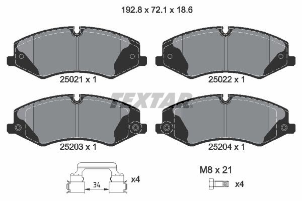 Mercedes-Benz A-Serisi W176 Ön Fren Balatası