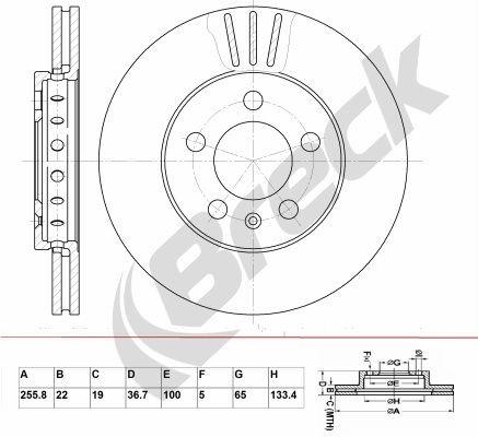 Volkswagen Golf 4 Ön Fren Diski Takım