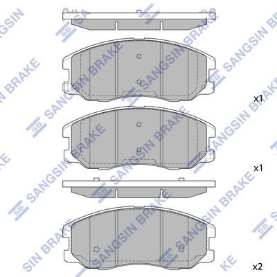 Chevrolet Captiva Opel Antara Ön Fren Balatası