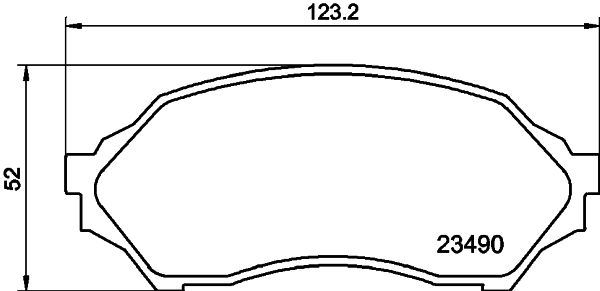 Mazda 323 BJ Ön Fren Balatası