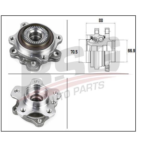 BMW G30 G11 X3 G01 Ön Teker Poryası