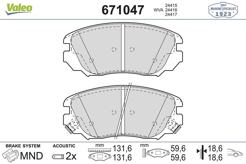 Opel Insignia A Ön Fren Balatası